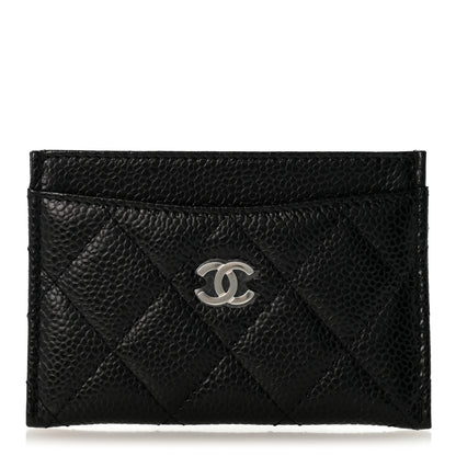 Chanel Caviar Quilted Card Holder Black 1 of 9
