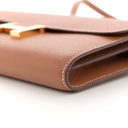 Hermes Epsom Constance Long Wallet To Go Gold 10 of 11