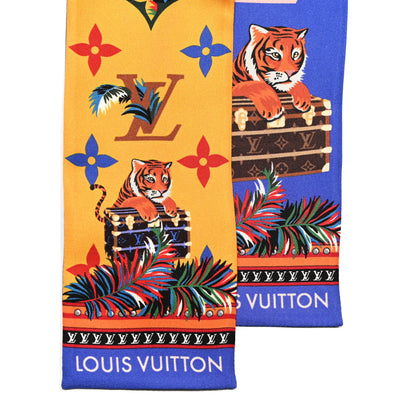 Louis Vuitton Silk Monogram Precious Tiger Bandeau Yellow 1 of 3