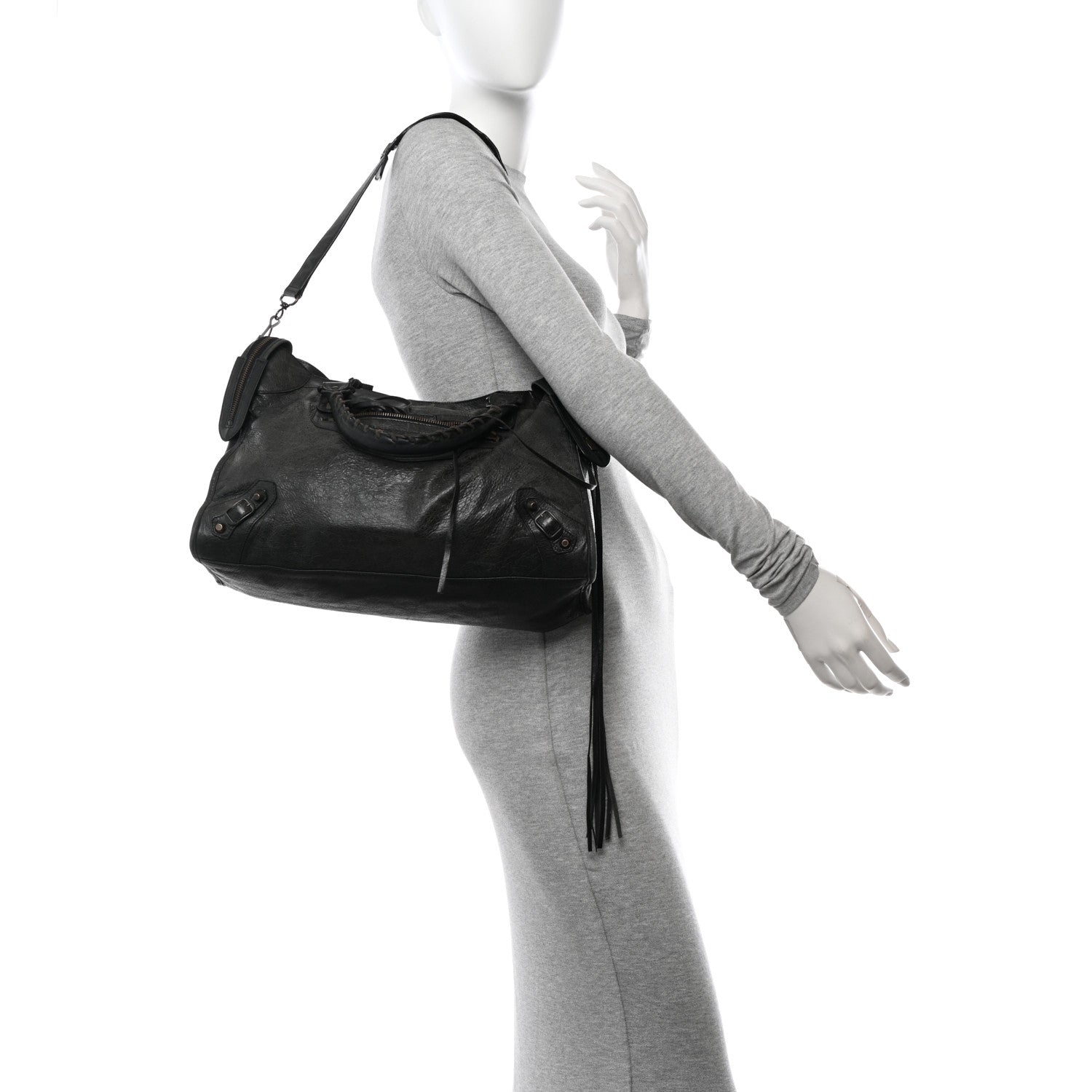 Balenciaga Agneau Classic Hardware City Anthracite 3 of 13