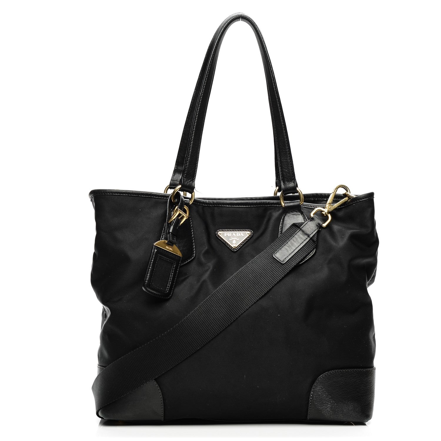 Prada Tessuto Nylon Tote Nero Black 1 of 12