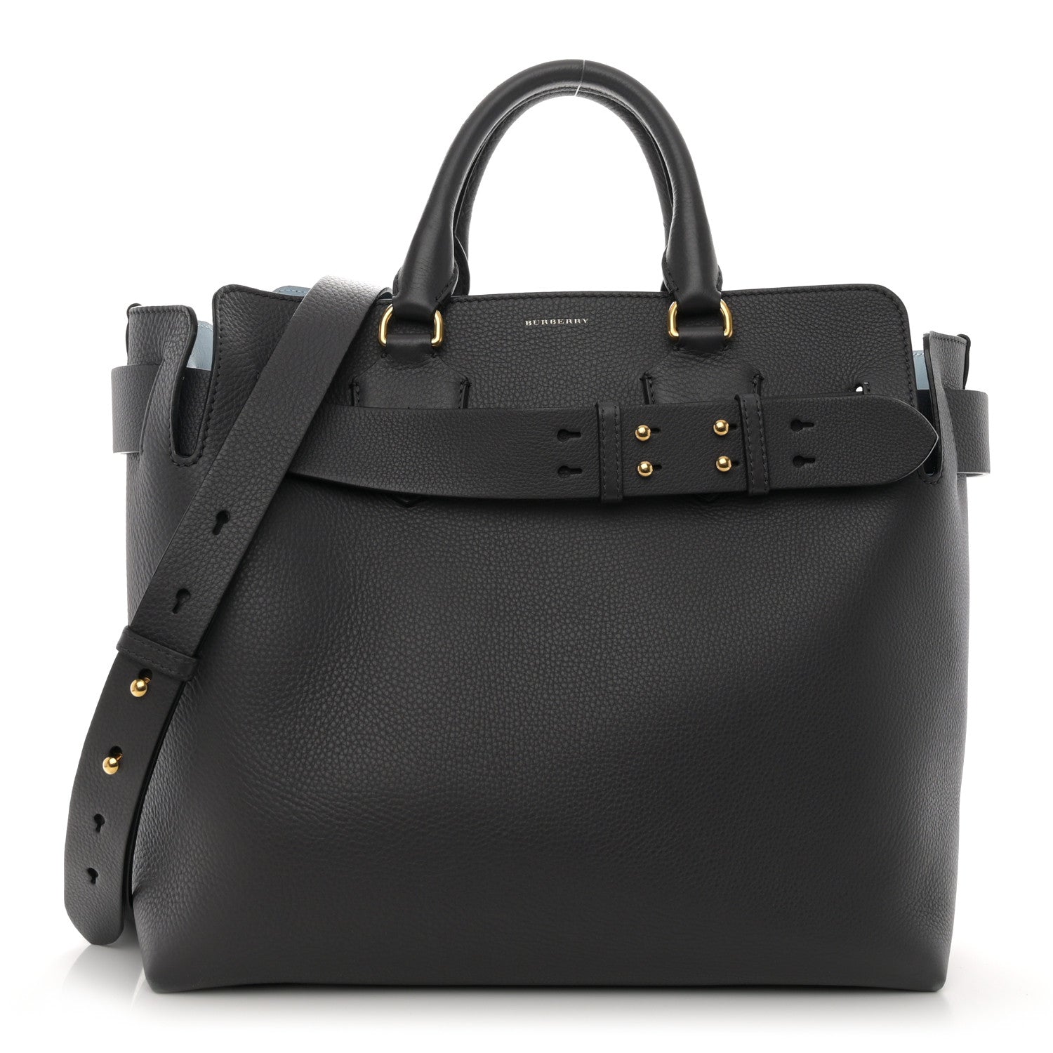 Burberry Marais Calfskin Medium Belt Bag Charcoal Grey 1 of 12