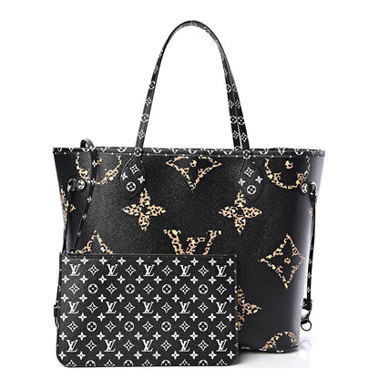 Louis Vuitton Monogram Giant Jungle Neverfull MM Black 1 of 11