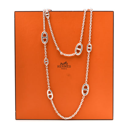 Hermes Sterling Silver Farandole Necklace 120 6 of 6