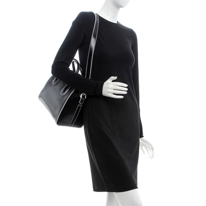 Givenchy Calfskin Contrast Topstitch Small Antigona Black White 2 of 7
