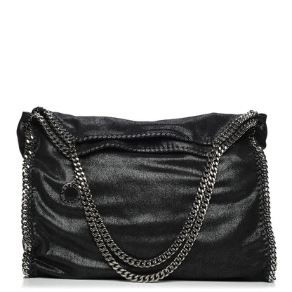 Stella McCartney Shaggy Deer Big Falabella Tote Black 1 of 7