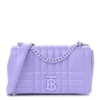 Burberry Lambskin Quilted Small Lola Bag Soft Violet 1 of 10