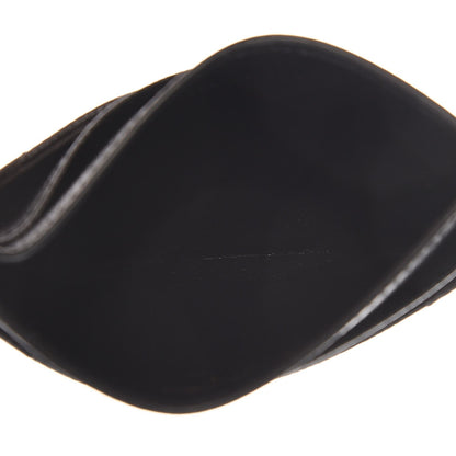 Saint Laurent Grain De Poudre Matelasse Chevron Monogram Credit Card Case Black 5 of 8