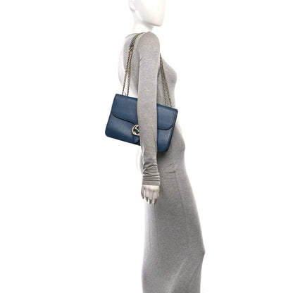 Gucci Dollar Calfskin Small Interlocking G Shoulder Bag   Caspian 2 of 11