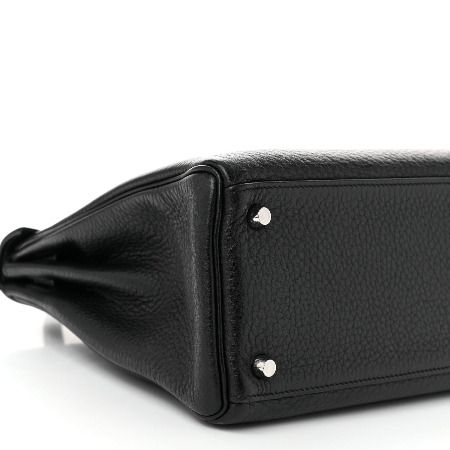 Hermes Taurillon Clemence Kelly Retourne 32 Black 9 of 11