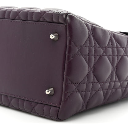 Christian Dior Lambskin Cannage Medium Lady Dior Purple 8 of 18