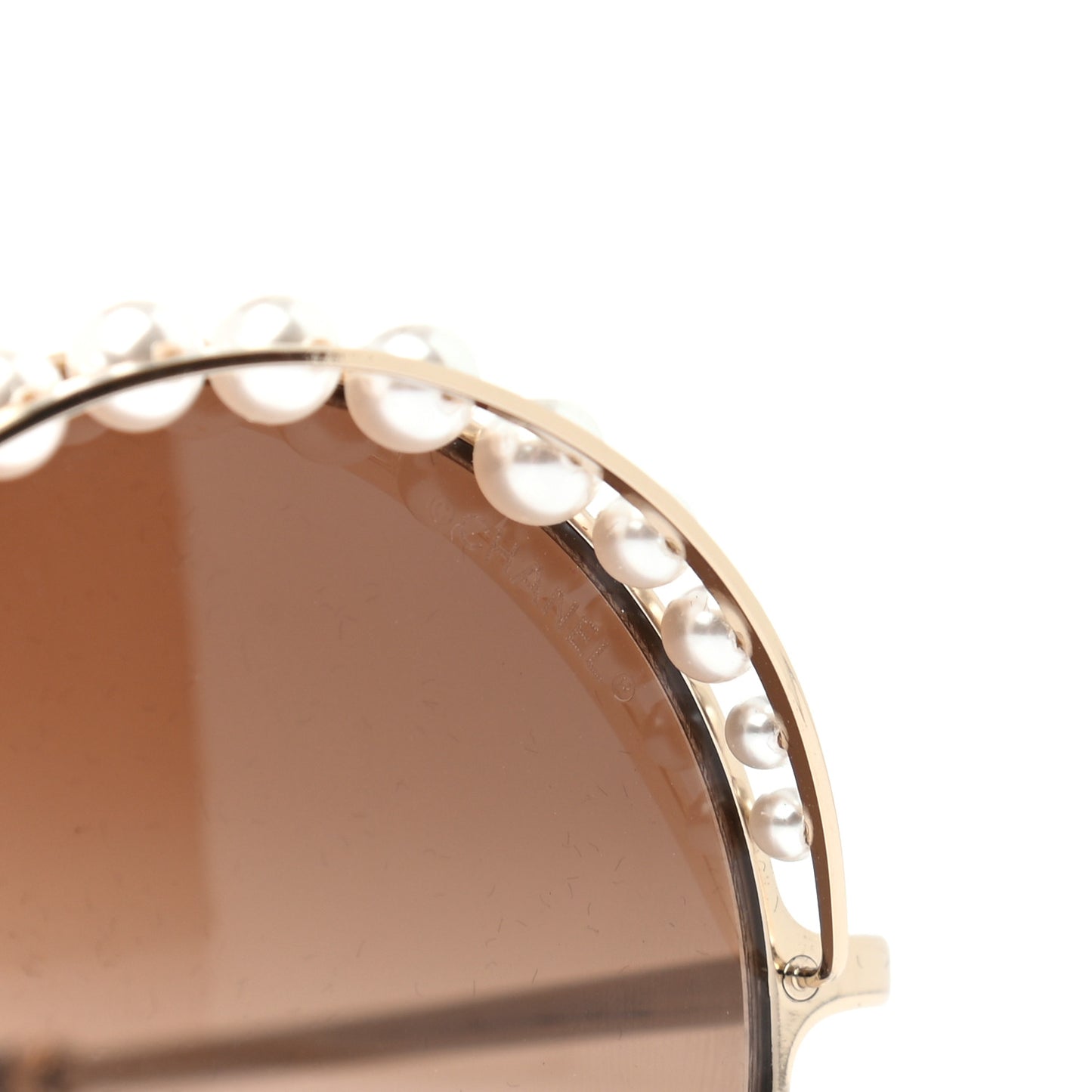 Pearl Round Sunglasses 4234-H Light Brown