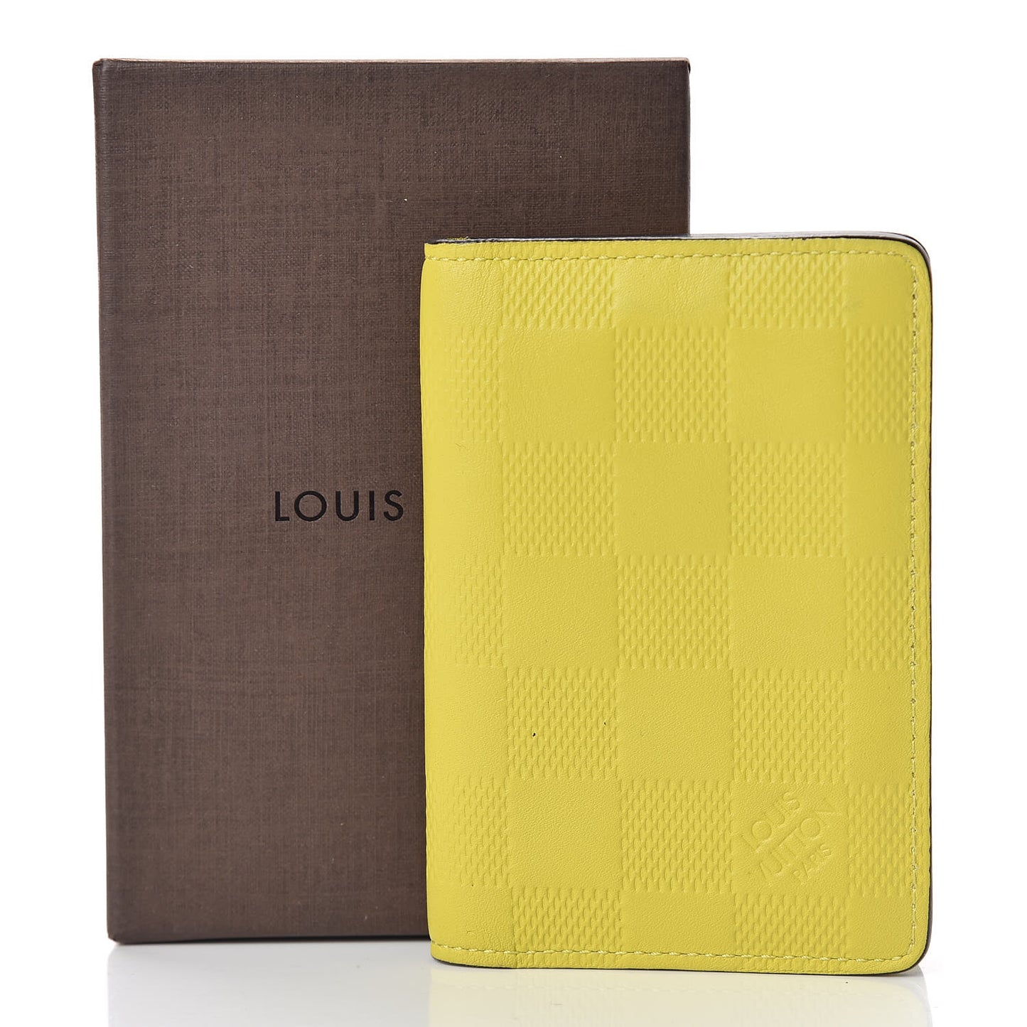 Damier Infini Pocket Organizer Vert Acide