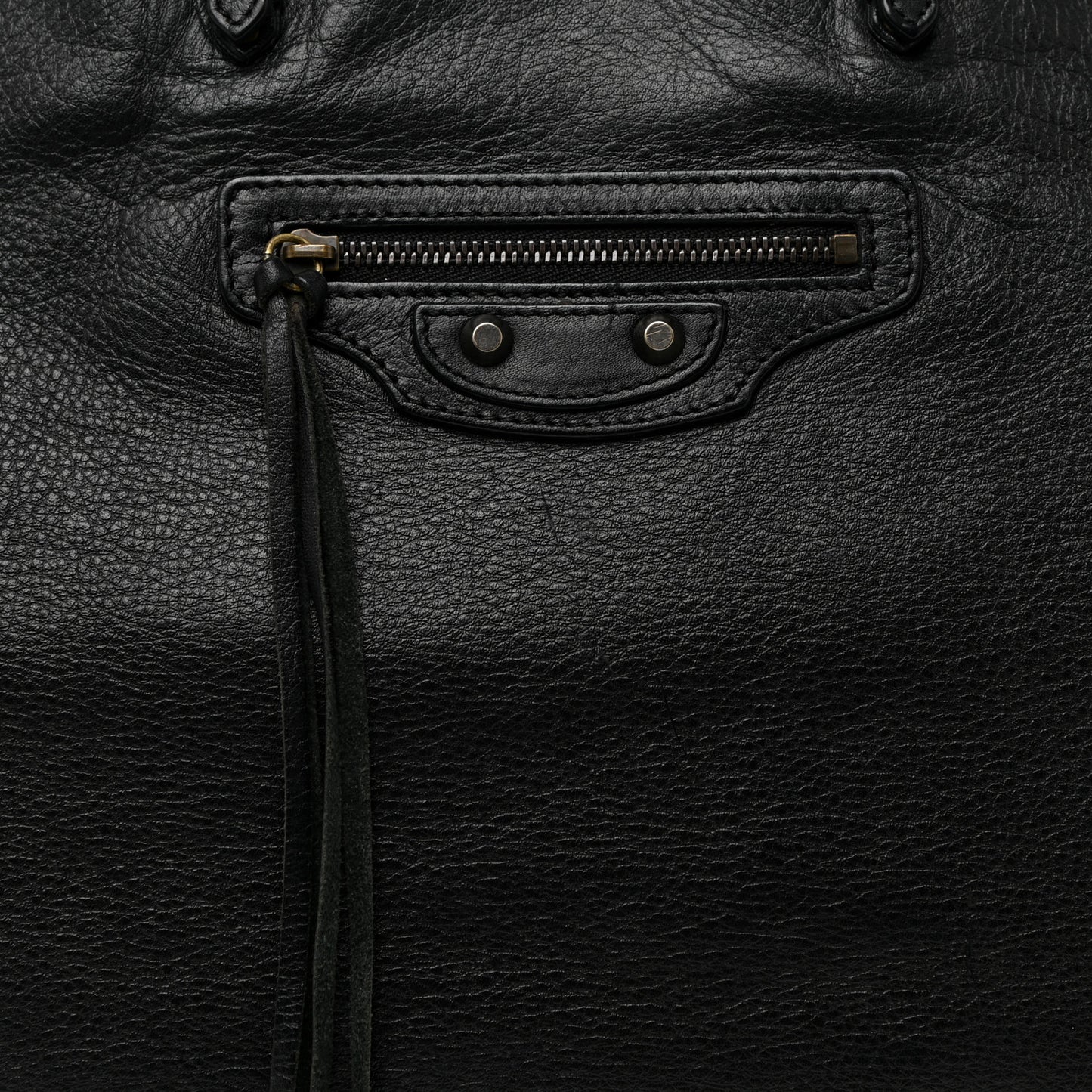 Supple Calfskin Papier A4 Tote Black