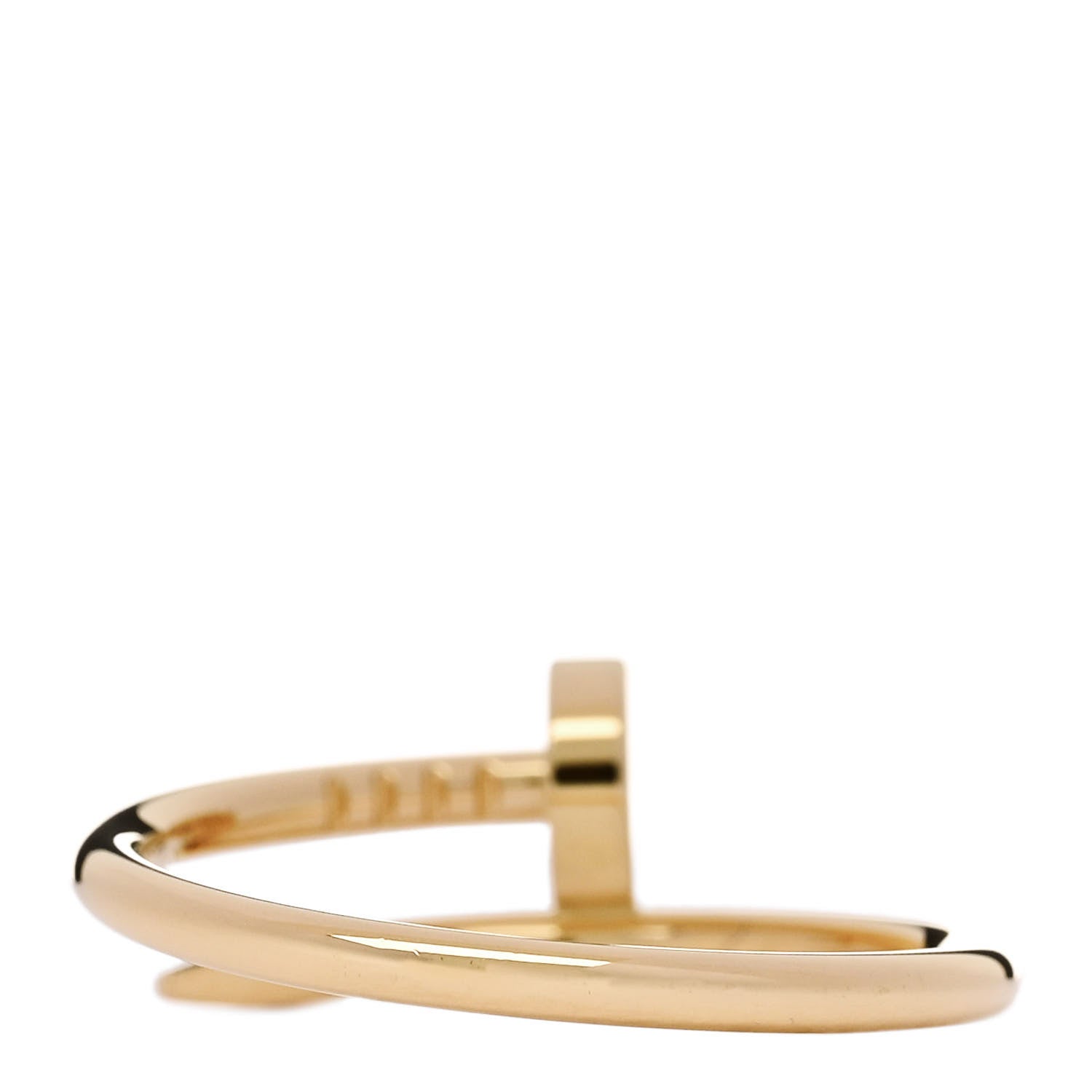 Cartier 18K Yellow Gold Small Juste Un Clou Ring 55 7.25 3 of 6