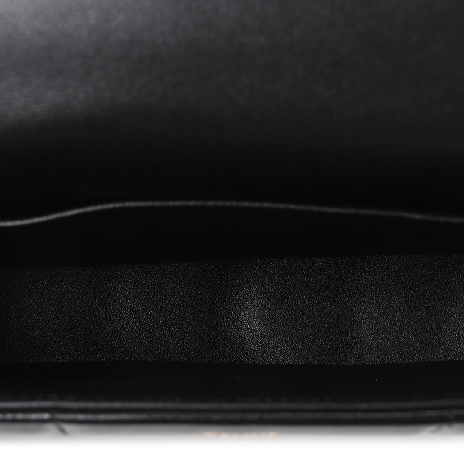 Celine Goatskin Matelasse Chain Shoulder Bag Black 5 of 9