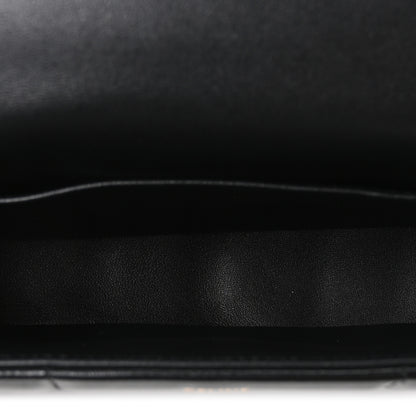 Celine Goatskin Matelasse Chain Shoulder Bag Black 5 of 9