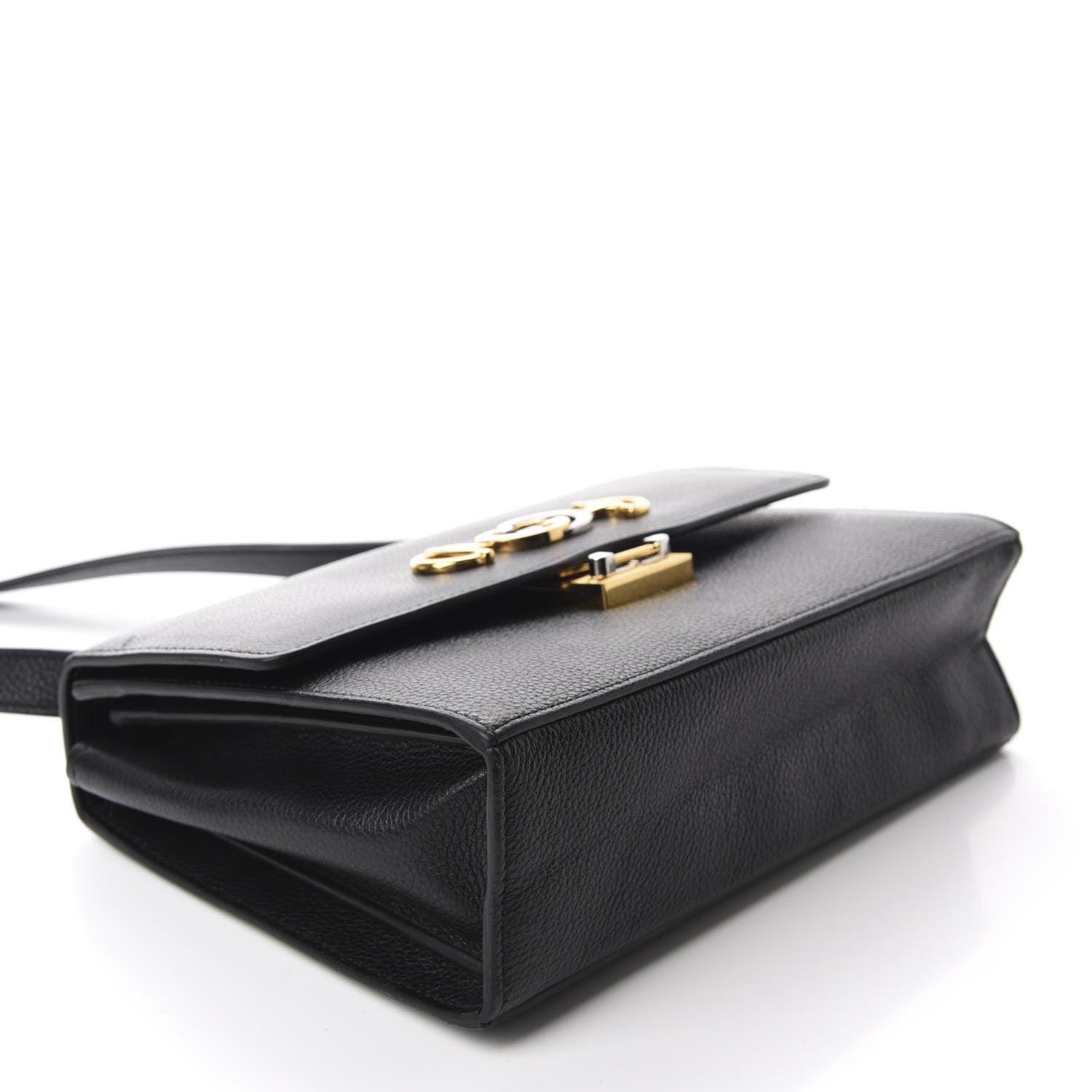 Gucci Grainy Calfskin Small Zumi Shoulder Bag Black 4 of 11