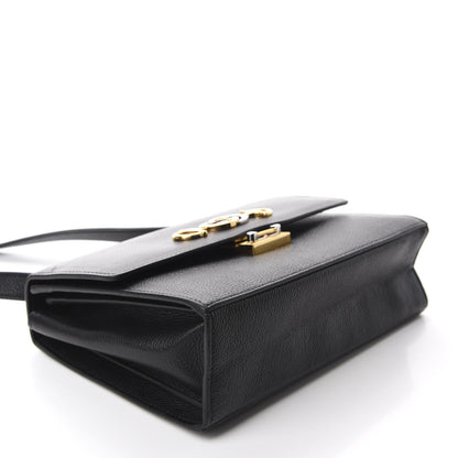Gucci Grainy Calfskin Small Zumi Shoulder Bag Black 4 of 11