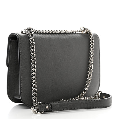 Alexander McQueen Calfskin Medium Insignia Flap Grey 3 of 9