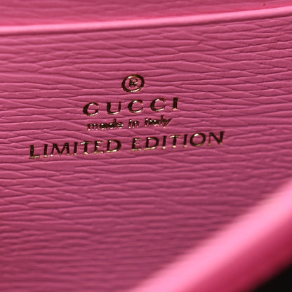 Gucci Calfskin Floral Print Mini Dionysus Chain Wallet Ivory Pink 8 of 12