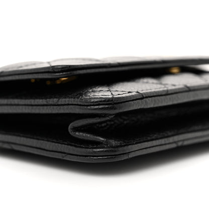 Chanel Caviar Quilted Wallet on Chain WOC Black 10 of 12