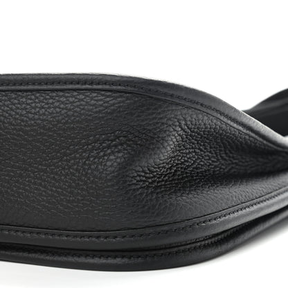 Hermes Taurillon Clemence Evelyne III PM Black 9 of 10