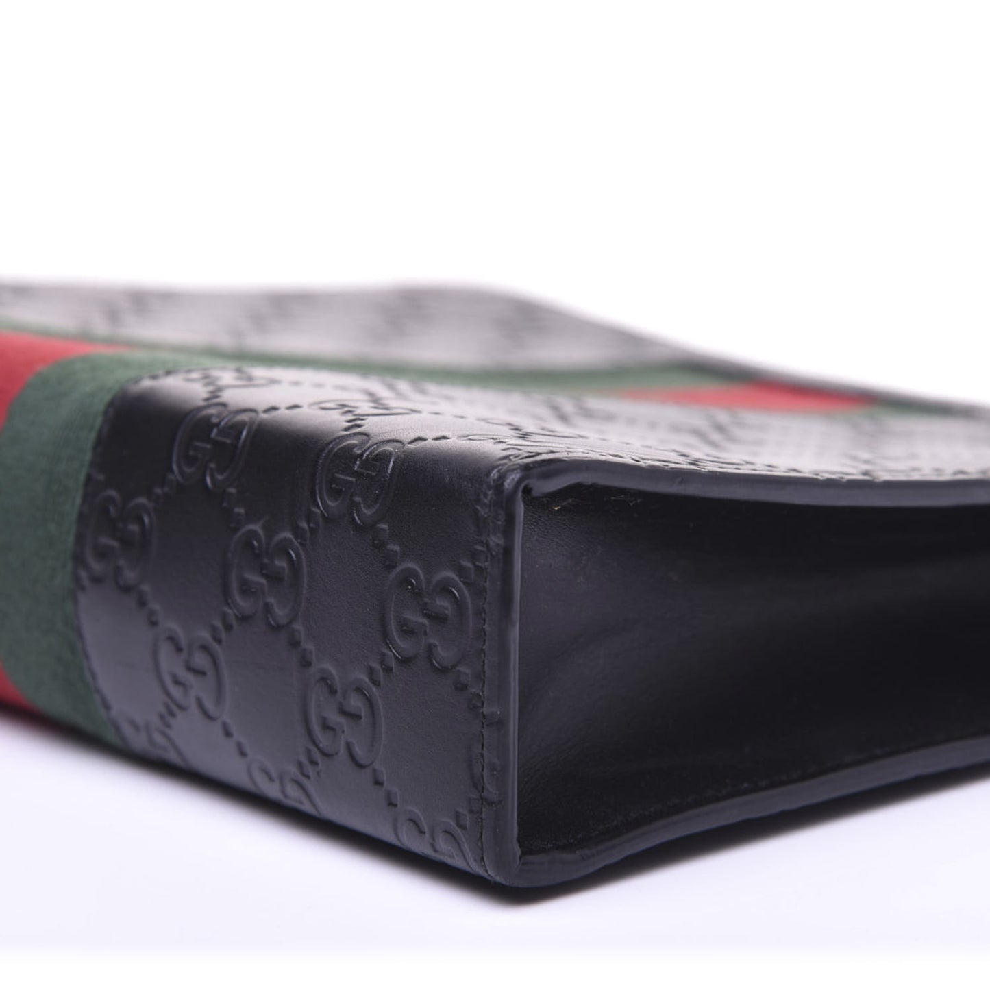 Guccissima Signature Web New Web Cosmetic Case Black