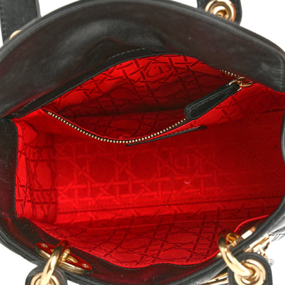 Christian Dior Lambskin Cannage Small Lucky Badges My Lady Dior Black 5 of 11