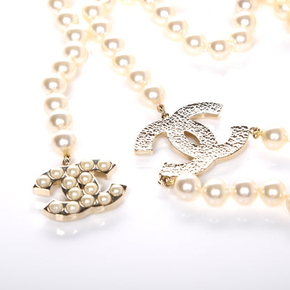 Chanel Pearl CC Double Strand Belt Gold 3 of 7