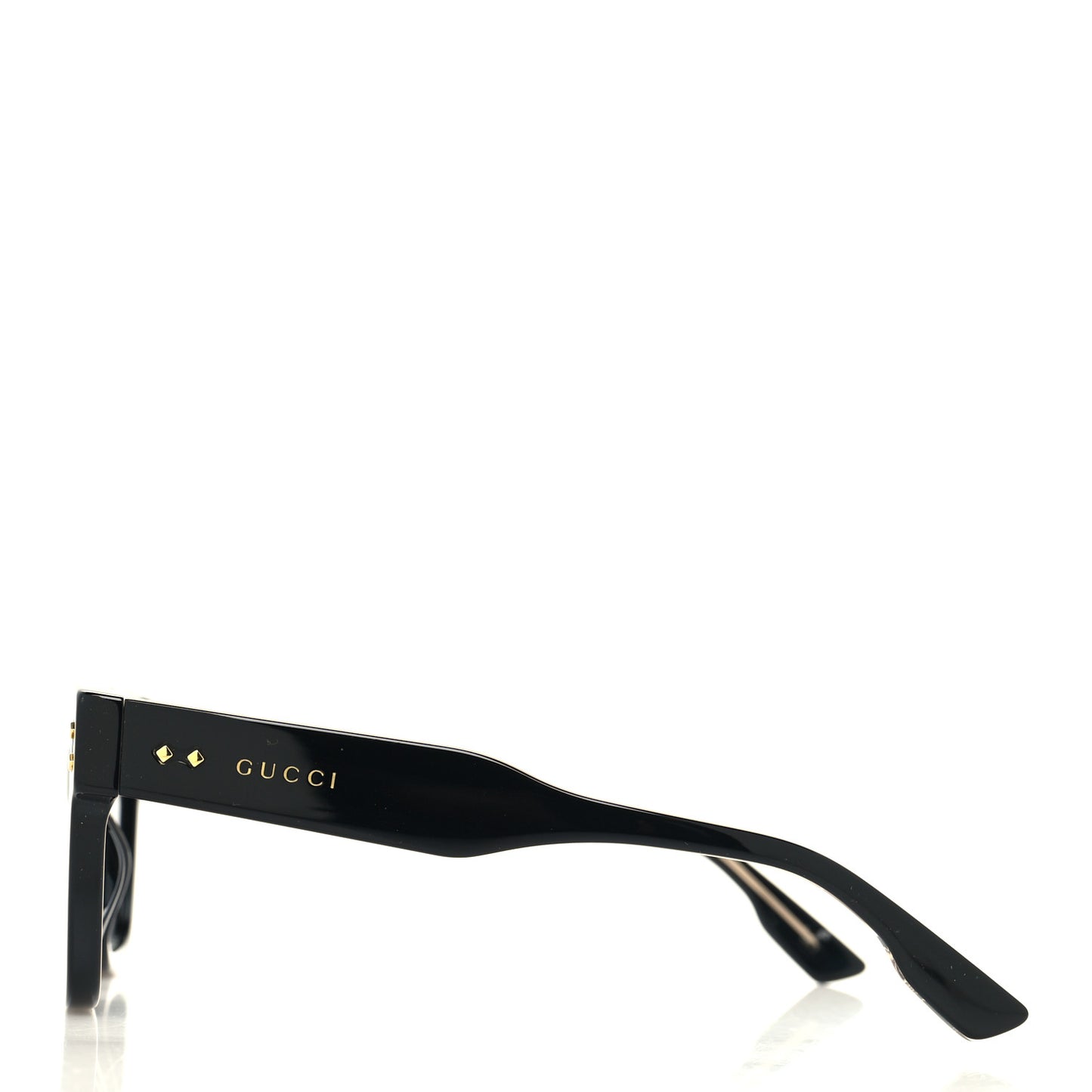 Acetate Square Frame Sunglasses GG1084S Black
