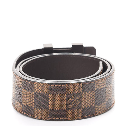 Louis Vuitton Damier Ebene 40mm LV Initiales Belt 85 34 3 of 8