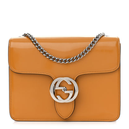 Gucci Shade Lux Calfskin Small Interlocking G Shoulder Bag Yellow 1 of 12