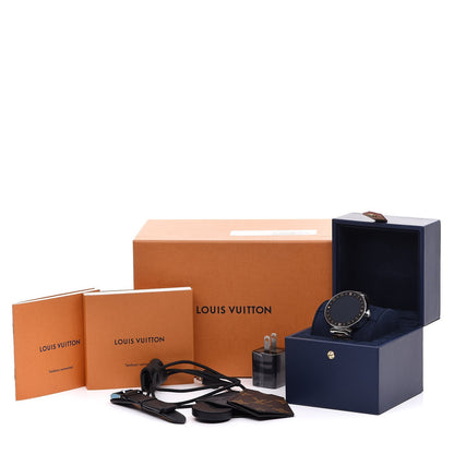 Louis Vuitton Stainless Steel 42mm Monogram Tambour Horizon Smartwatch 10 of 10