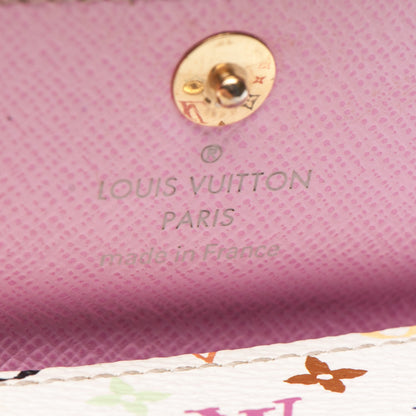Louis Vuitton Monogram Multicolor Multicles 4 Key Holder White Litchi 6 of 8