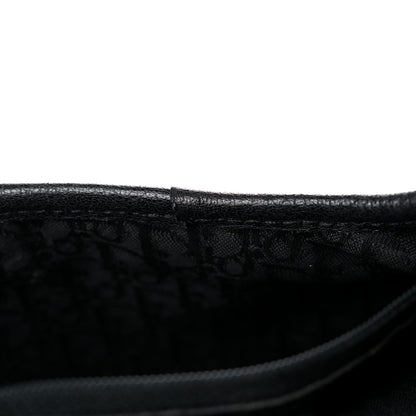Christian Dior Calfskin Saddle Bag Black 17 of 25