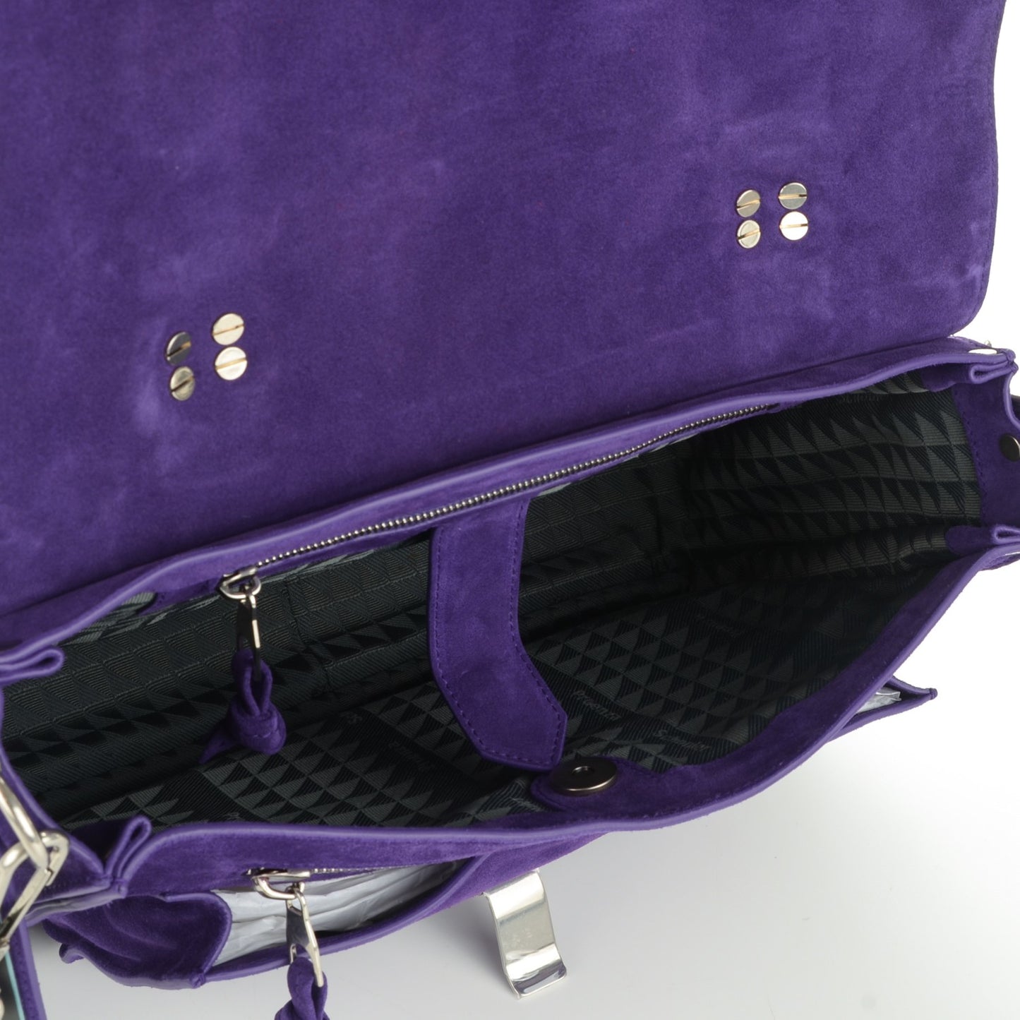 Suede Medium PS1 Satchel Amethyst