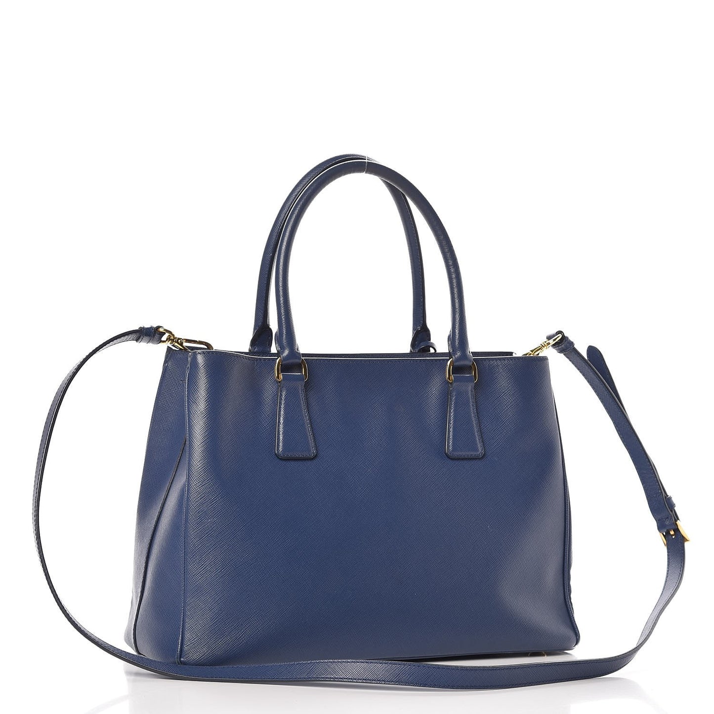 Saffiano Lux Medium Tote Bluette