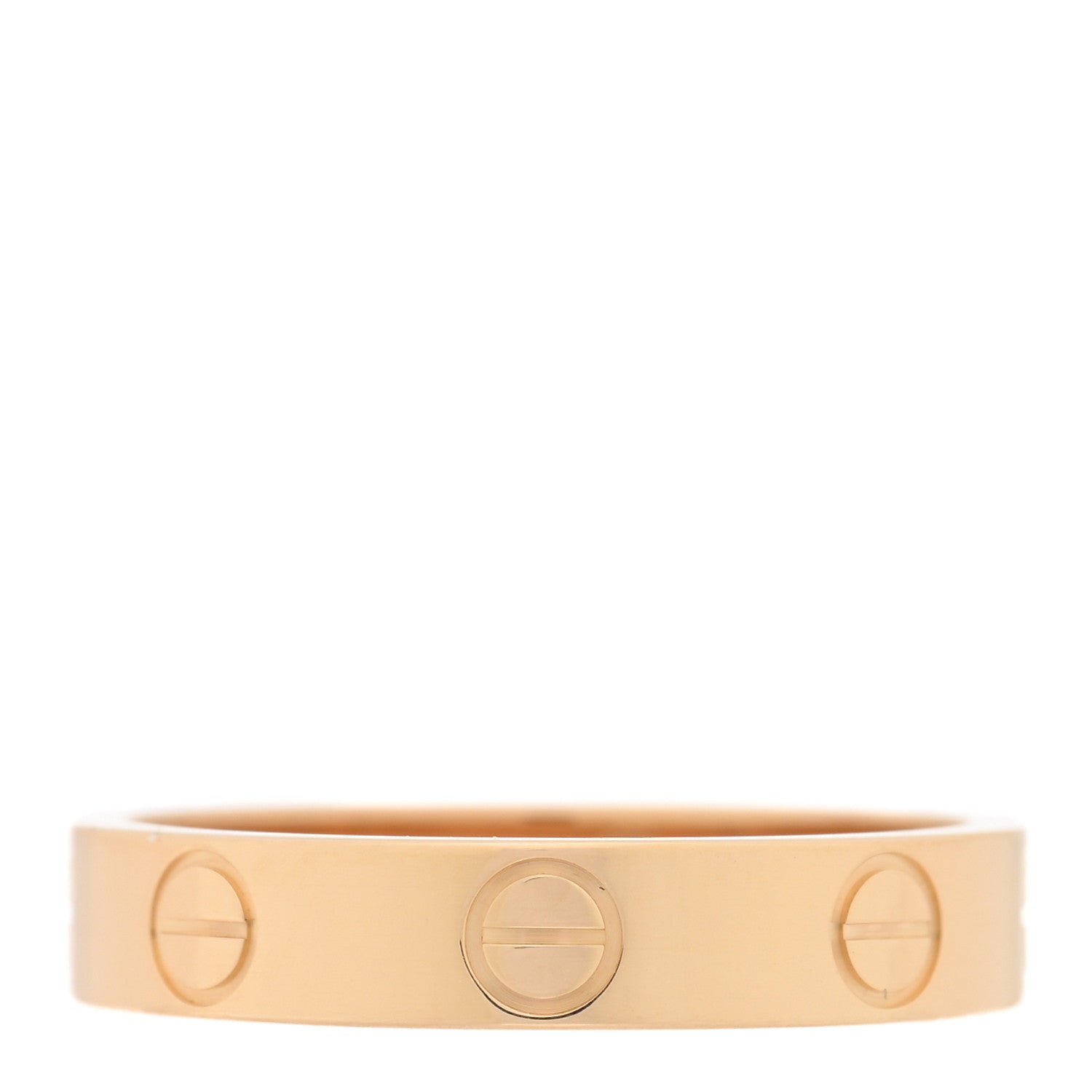 Cartier 18K Yellow Gold 3.5mm LOVE Wedding Band Ring 50 5.25 1 of 5