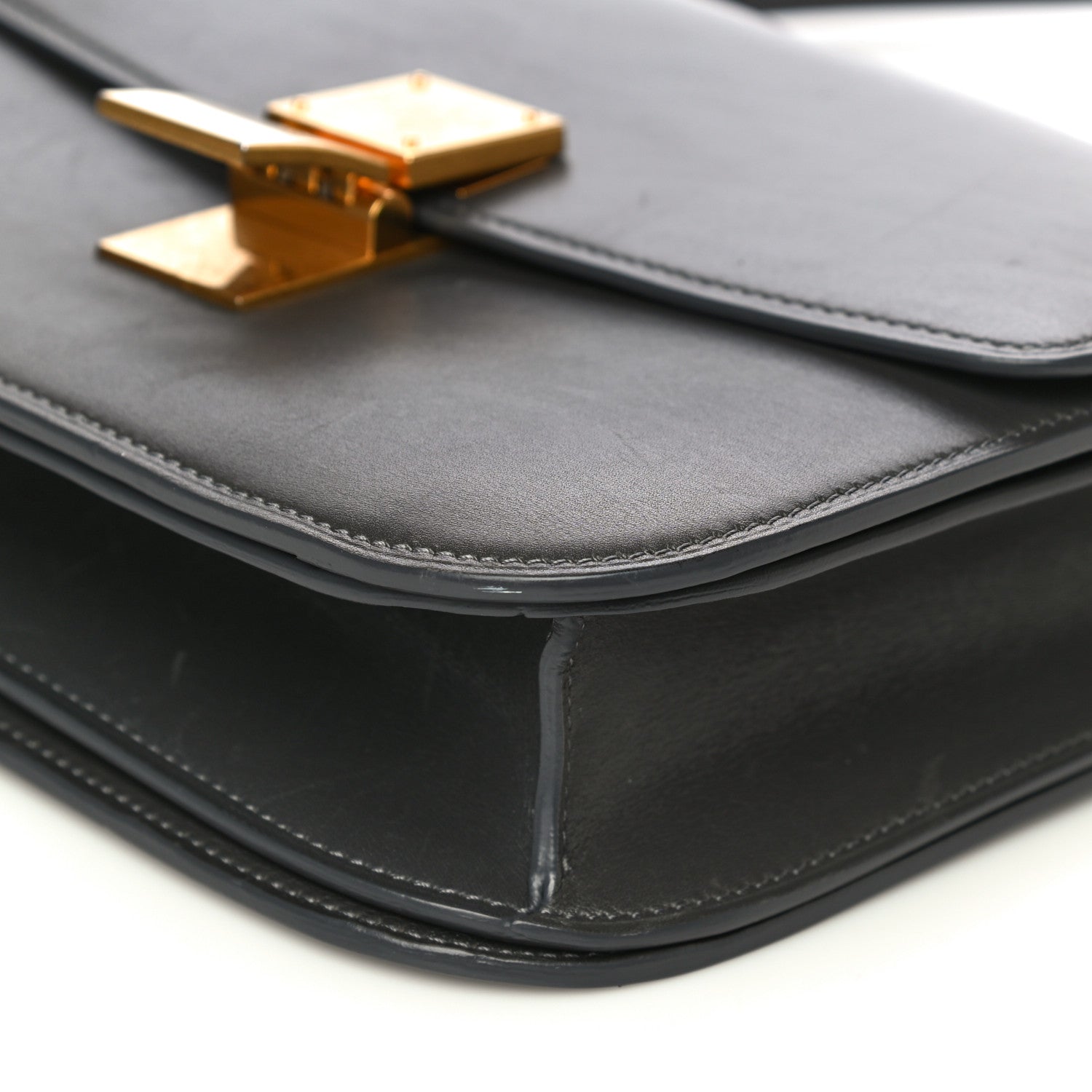 Celine Box Calfskin Medium Classic Box Flap Bag Grey 5 of 36