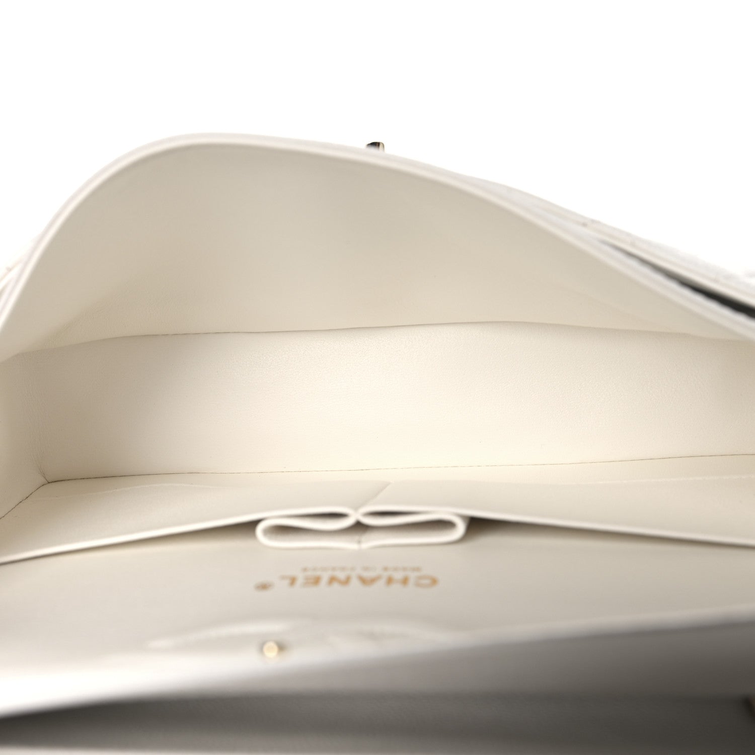 Chanel Caviar Quilted Medium Double Flap White 5 of 11