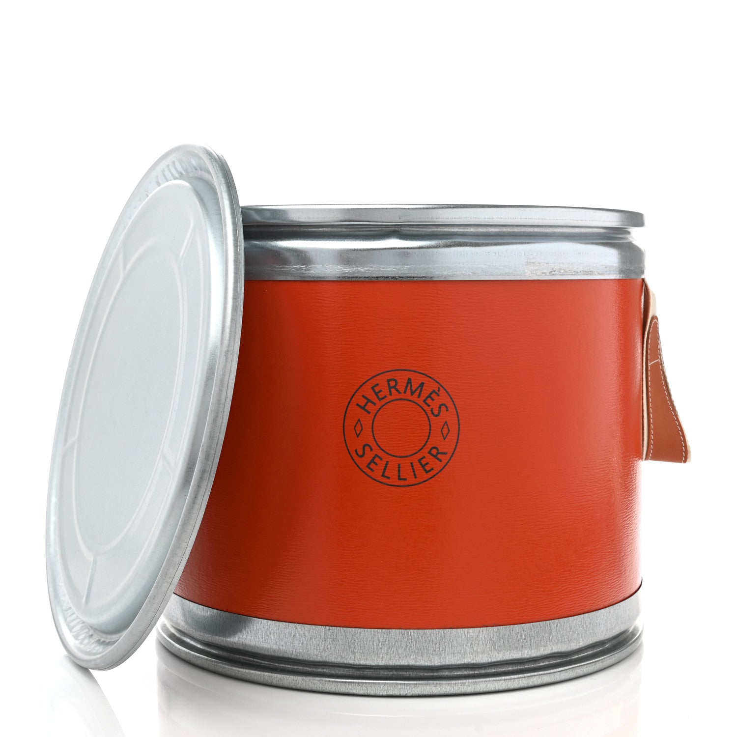 Hermes Kraft Paper Metal Canvas Smallbox Box Feu 6 of 22