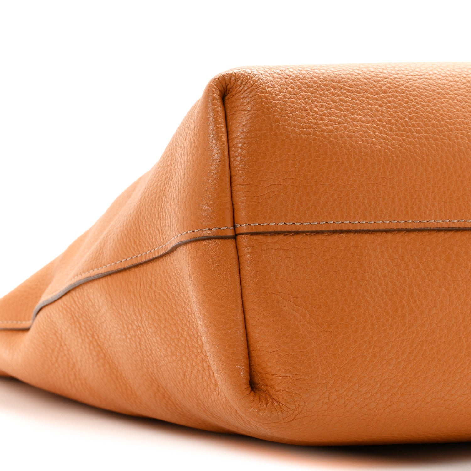 Prada Vitello Daino Shopping Tote Ambra 10 of 11