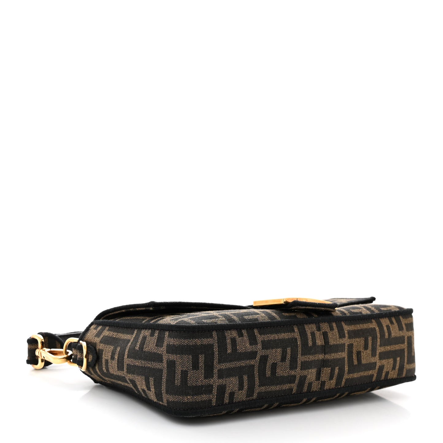 Fabric Jacquard FF 1974 Medium Baguette Tobacco Moro Black