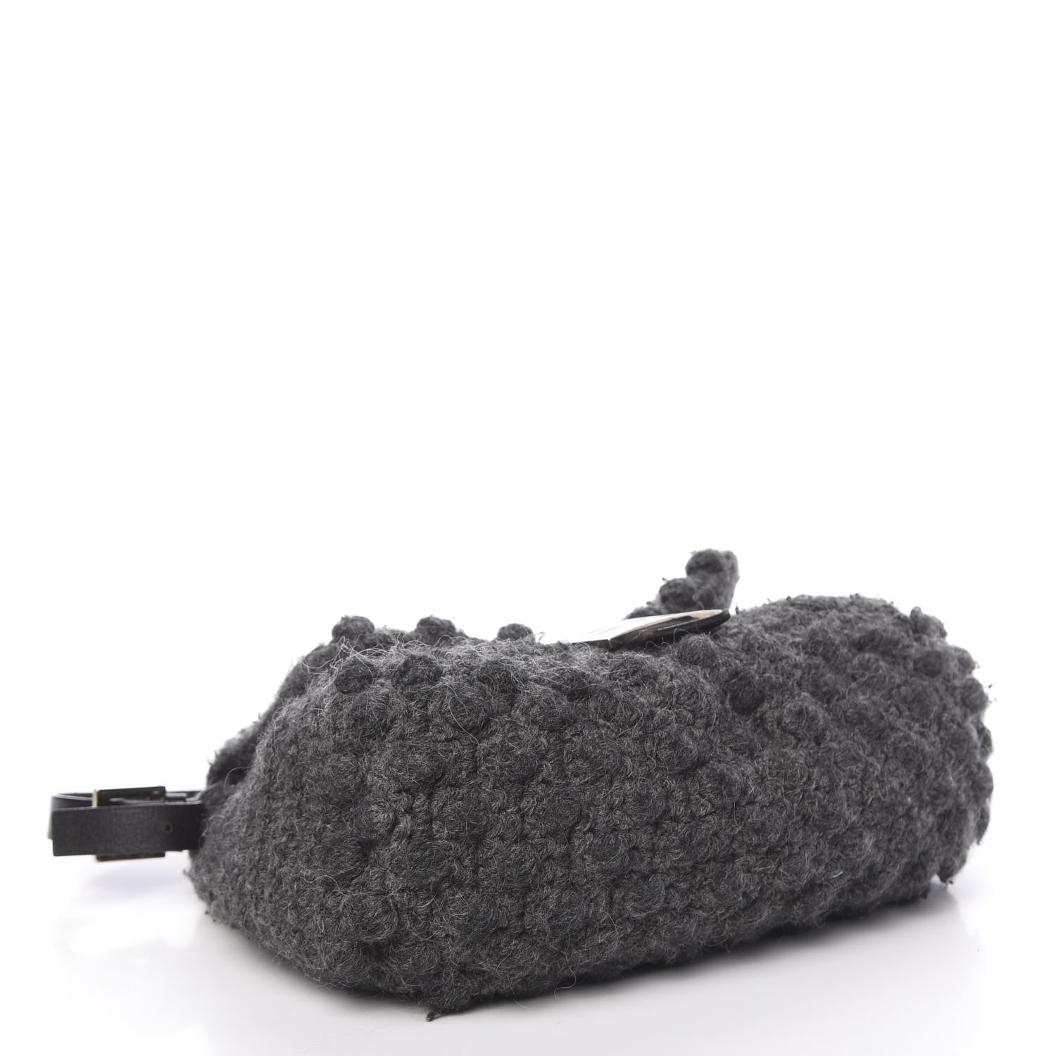 Fendi Woven Knit Baguette Grey 5 of 14