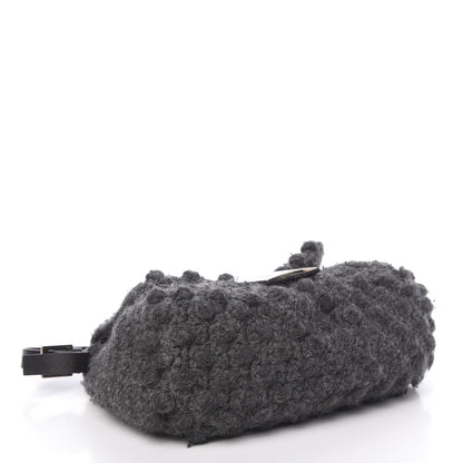 Fendi Woven Knit Baguette Grey 5 of 14