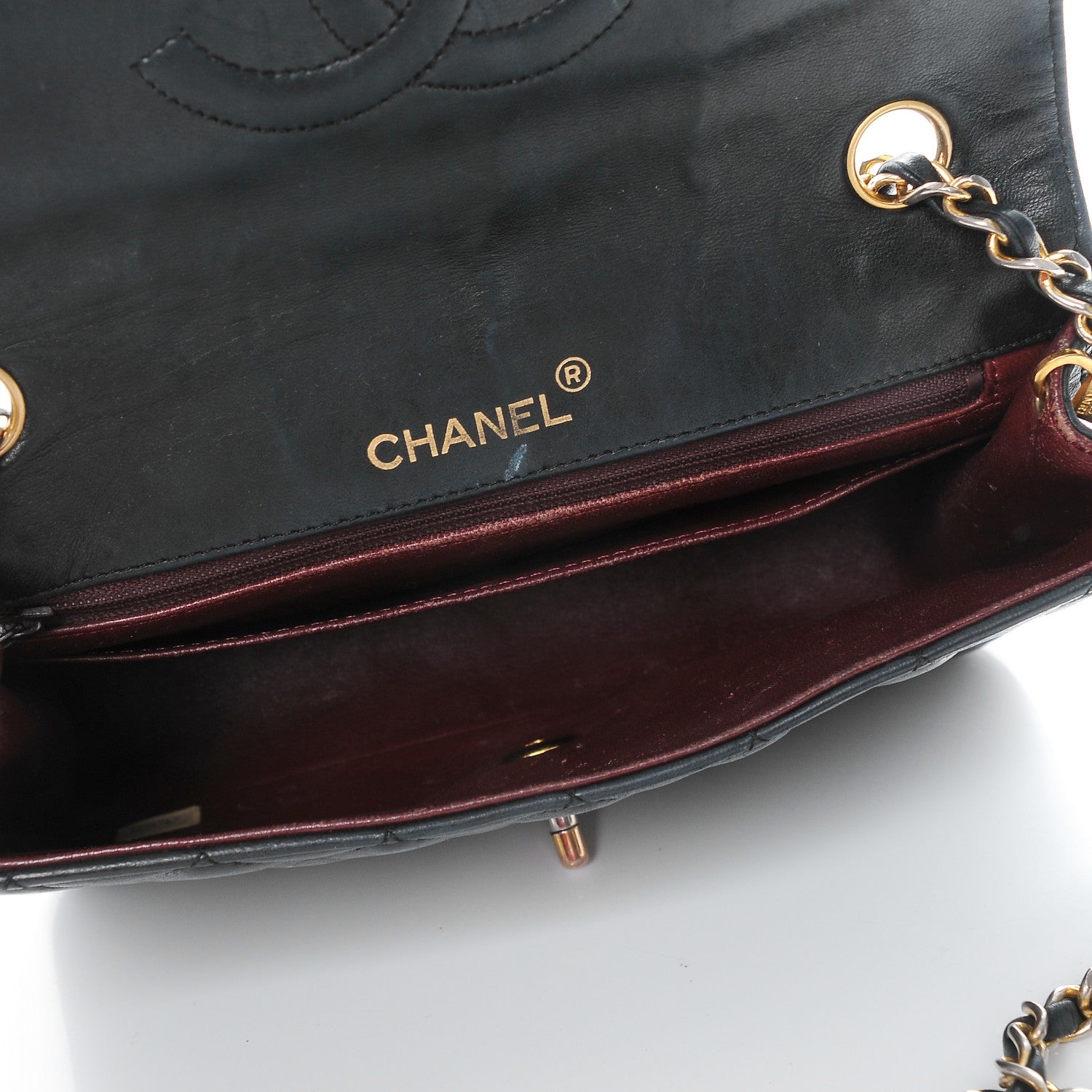 Chanel Lambskin Quilted Small Single Flap Black 5 of 11