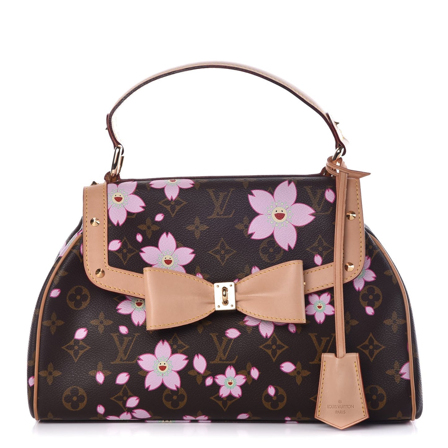 Monogram Cherry Blossom Sac Retro Bag Brown