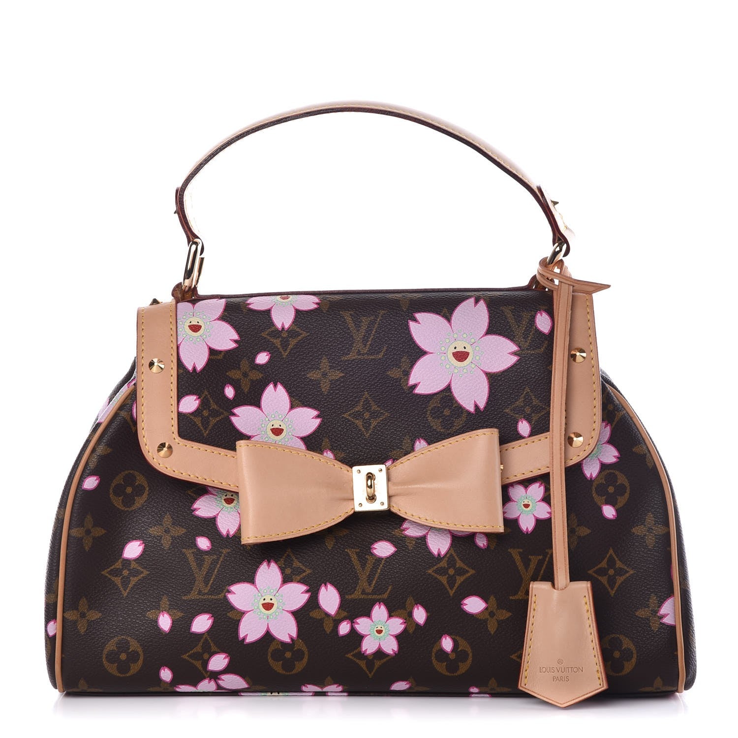 Louis Vuitton Monogram Cherry Blossom Sac Retro Bag Brown 1 of 7