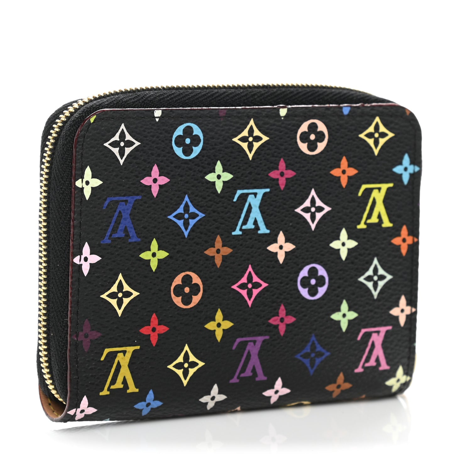 Monogram Multicolor Zippy Coin Purse Black